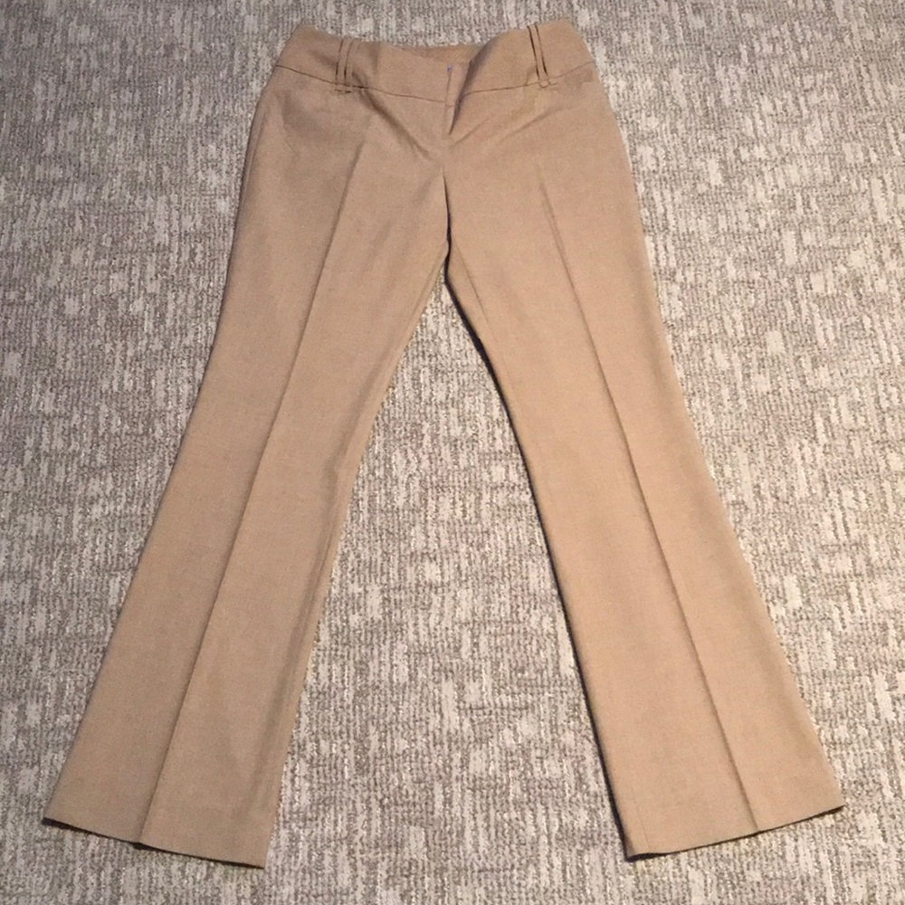 The Limited women’s tan straight leg suit pant